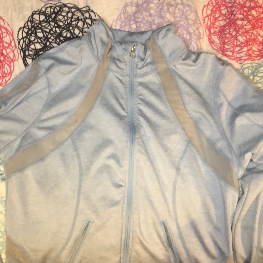 Tangerine light blue lightweight jacket